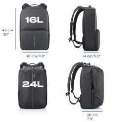 FLEX GYM BAG BLACK Рюкзак-трансформер антизлодій XD Design