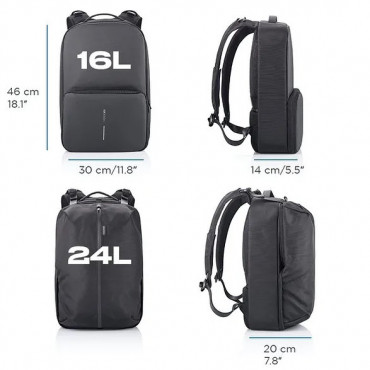 FLEX GYM BAG BLACK Рюкзак-трансформер антизлодій XD Design