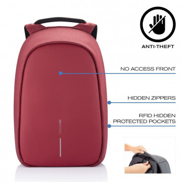 BOBBY HERO SMALL RED Рюкзак антизлодій XD Design