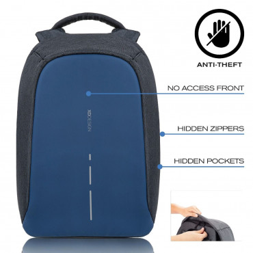 BOBBY COMPACT DIVER BLUE Рюкзак антизлодій XD Design