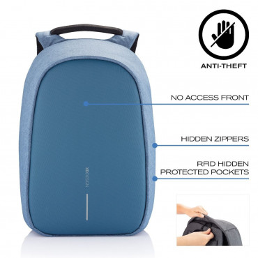 BOBBY HERO REGULAR LIGHT BLUE Рюкзак антизлодій XD Design