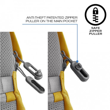 BOBBY SOFT YELLOW Рюкзак антизлодій XD Design