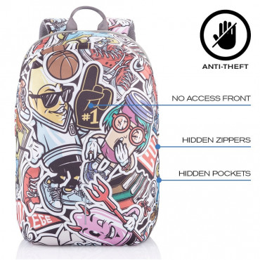 BOBBY SOFT ART GRAFFITI Рюкзак антизлодій  XD Design