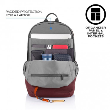 BOBBY SOFT RED Рюкзак антизлодій XD Design