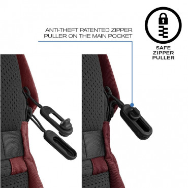 BOBBY SOFT RED Рюкзак антизлодій XD Design
