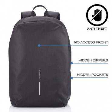 BOBBY SOFT BLACK Рюкзак антизлодій XD Design