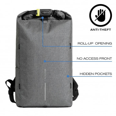 BOBBY URBAN LITE GREY Рюкзак антизлодій XD Design