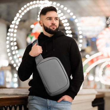 BOBBY SLING GREY Сумка-слінг антизлодій XD Design