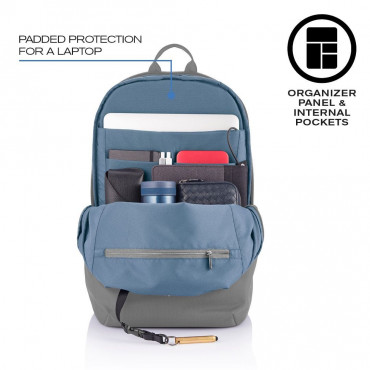 BOBBY SOFT GREY Рюкзак антизлодій XD Design
