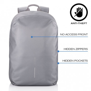 BOBBY SOFT GREY Рюкзак антизлодій XD Design