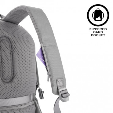 BOBBY SOFT GREY Рюкзак антизлодій XD Design