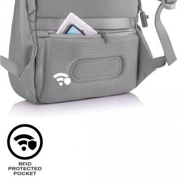 BOBBY SOFT GREY Рюкзак антизлодій XD Design