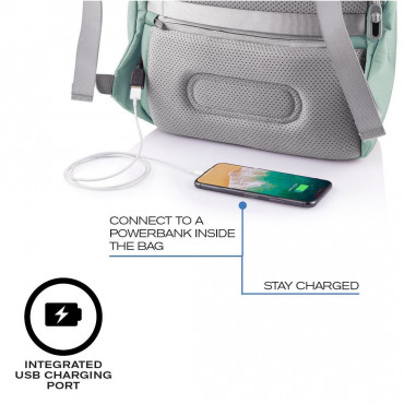 BOBBY SOFT MINT Рюкзак антизлодій XD Design